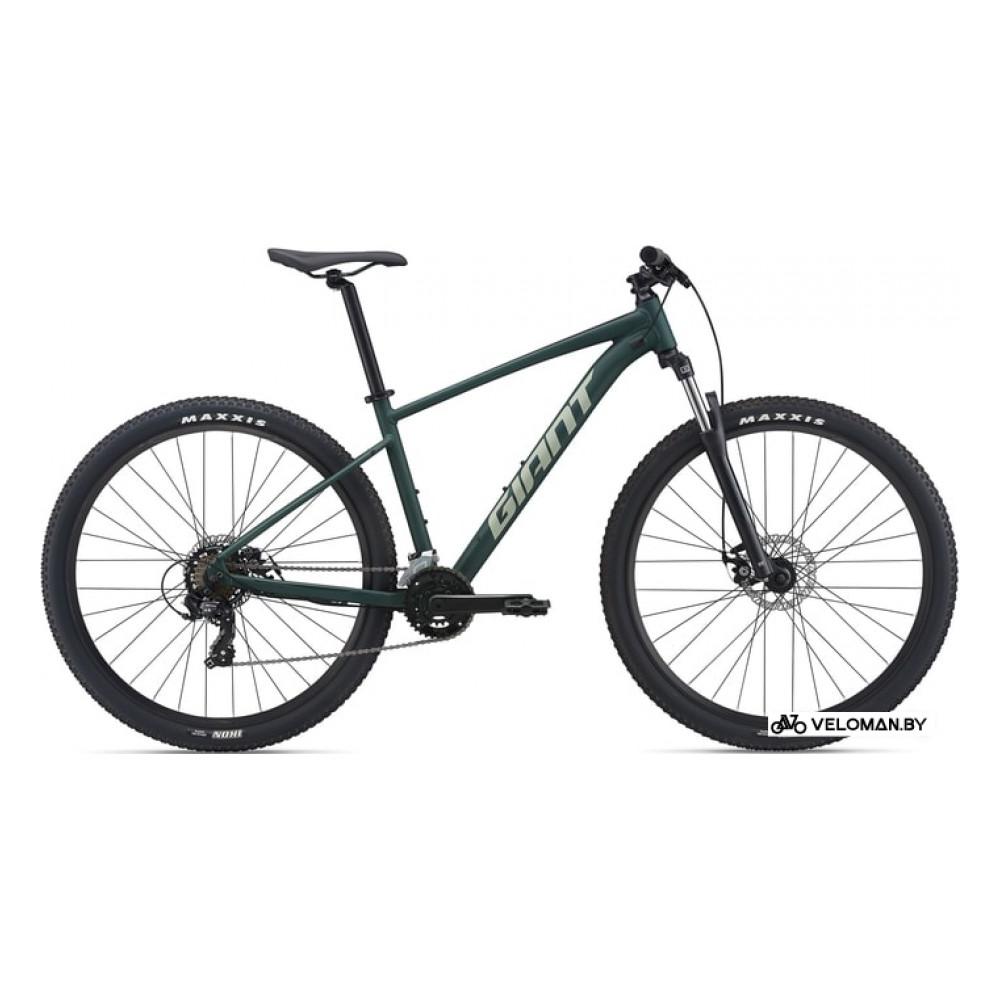 Велосипед Giant Talon 4 27.5 S 2021 (темно-зеленый)