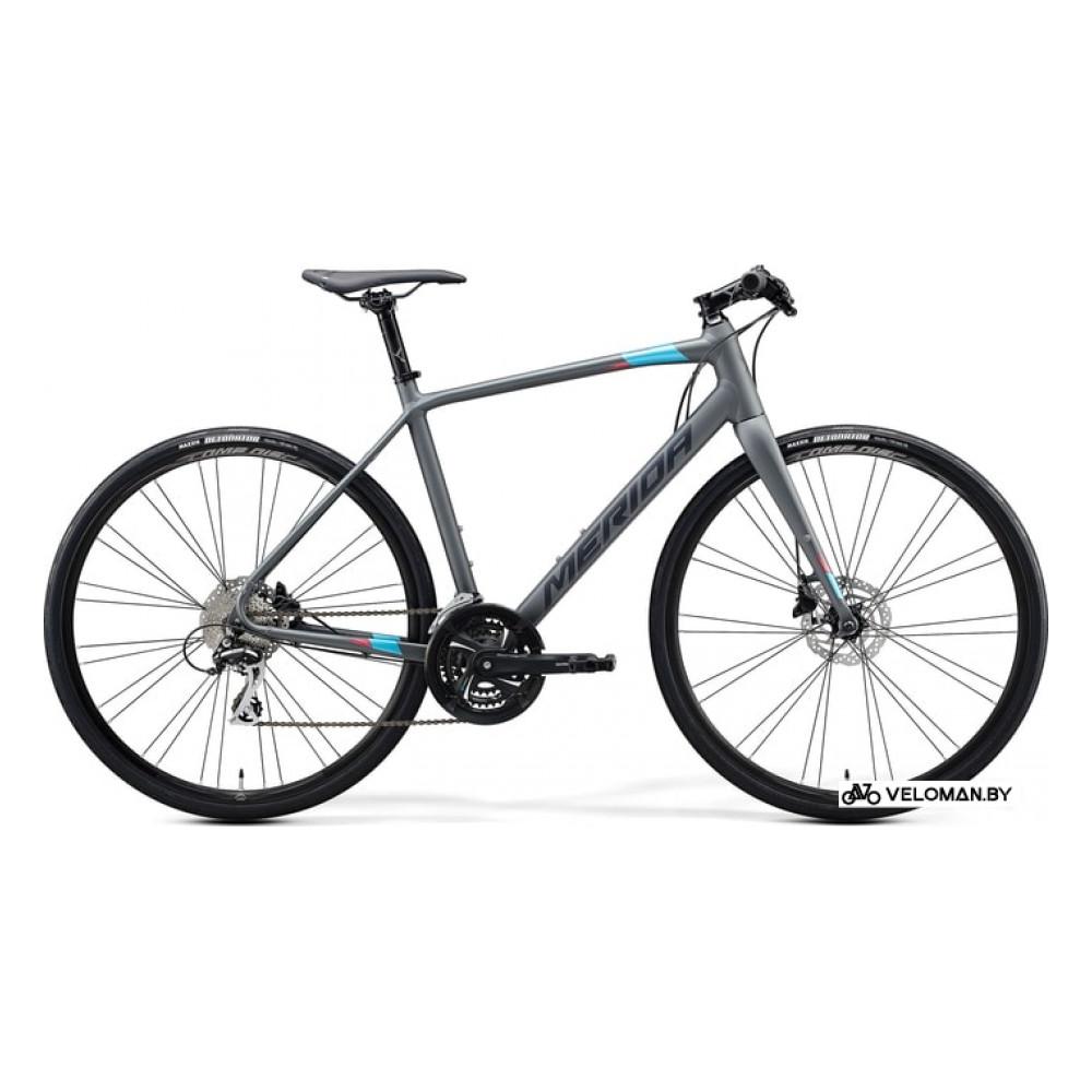 Велосипед городской Merida Speeder 100 M/L 2021 (матовый серый)