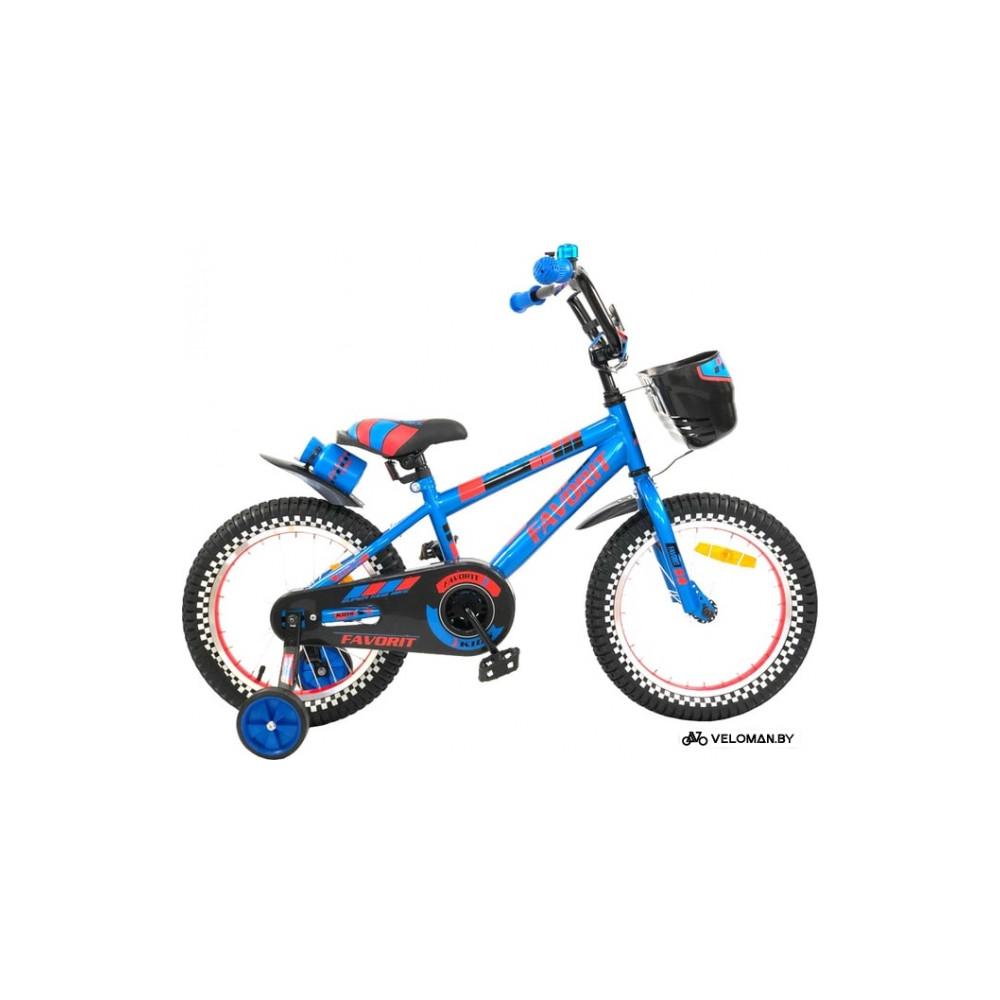 Детский велосипед Favorit Sport 16 (синий, 2019)