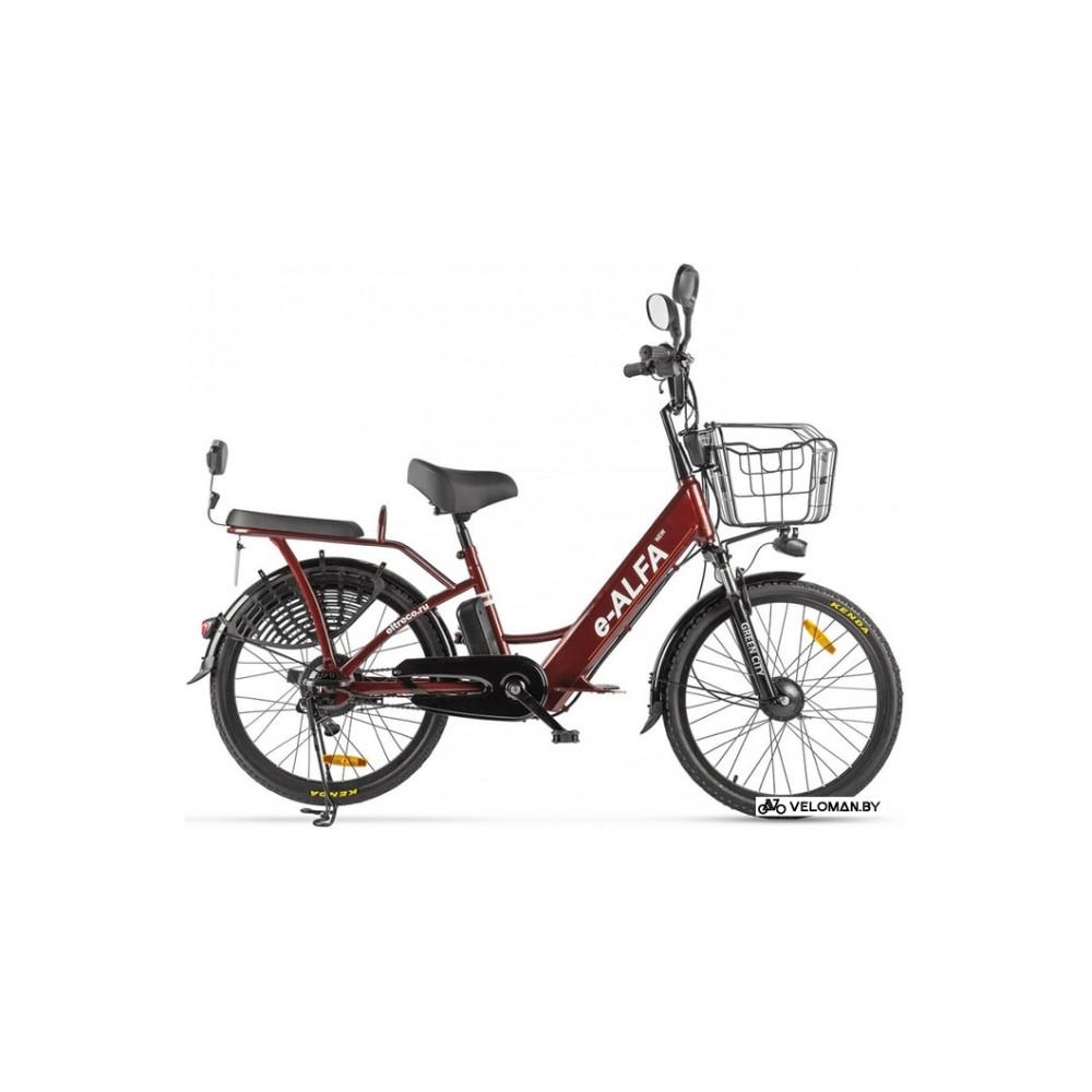 Электровелосипед городской Eltreco Green City E-Alfa New (коричневый)