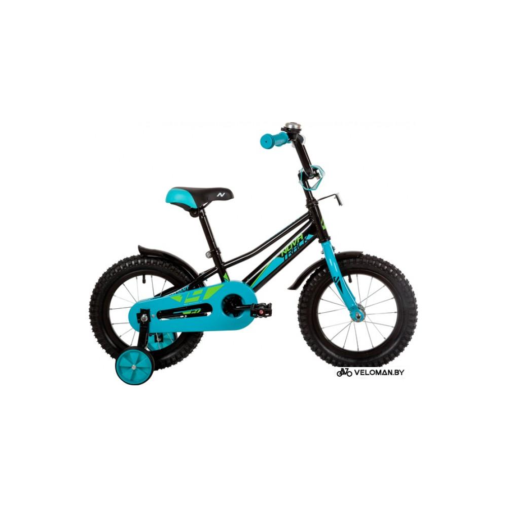 Детский велосипед Novatrack Valiant 14 2022 143VALIANT.BK22 (черный)