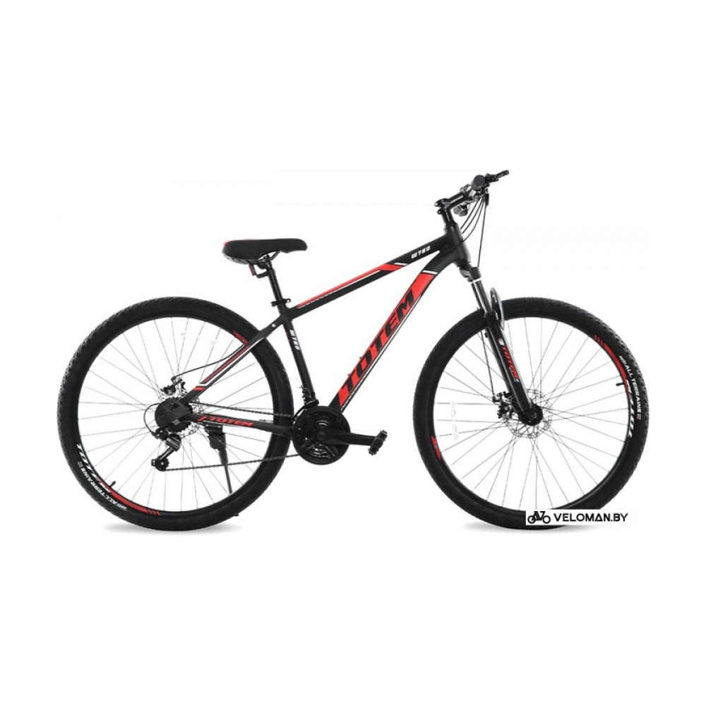 Велосипед горный Totem W760 27.5 р.17 2021 (черный/красный)