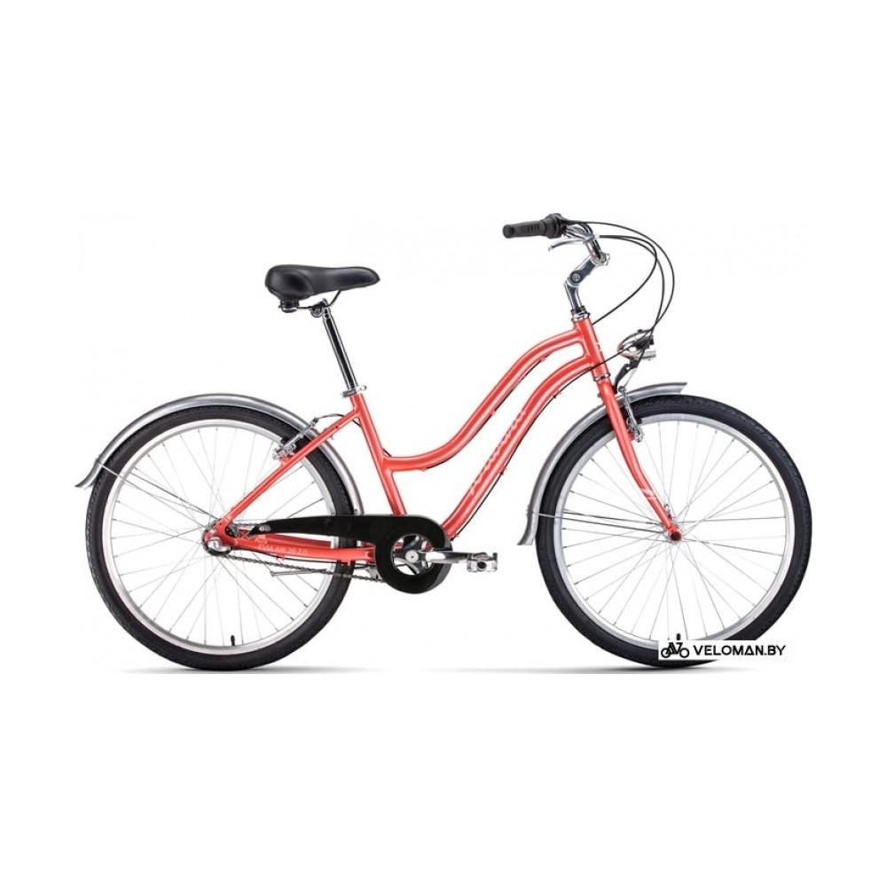 Велосипед Forward Evia Air 26 2.0 2021 (красный)