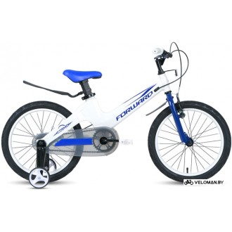 Детский велосипед Forward Cosmo 18 2.0 2020 (белый/синий)