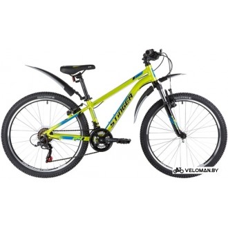 Велосипед горный Stinger Element STD 24 р.12 2020 (салатовый)