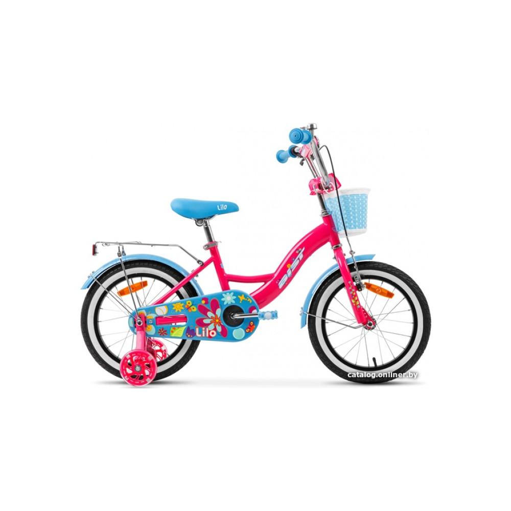 Детский велосипед AIST Lilo 14 2021 (розовый)