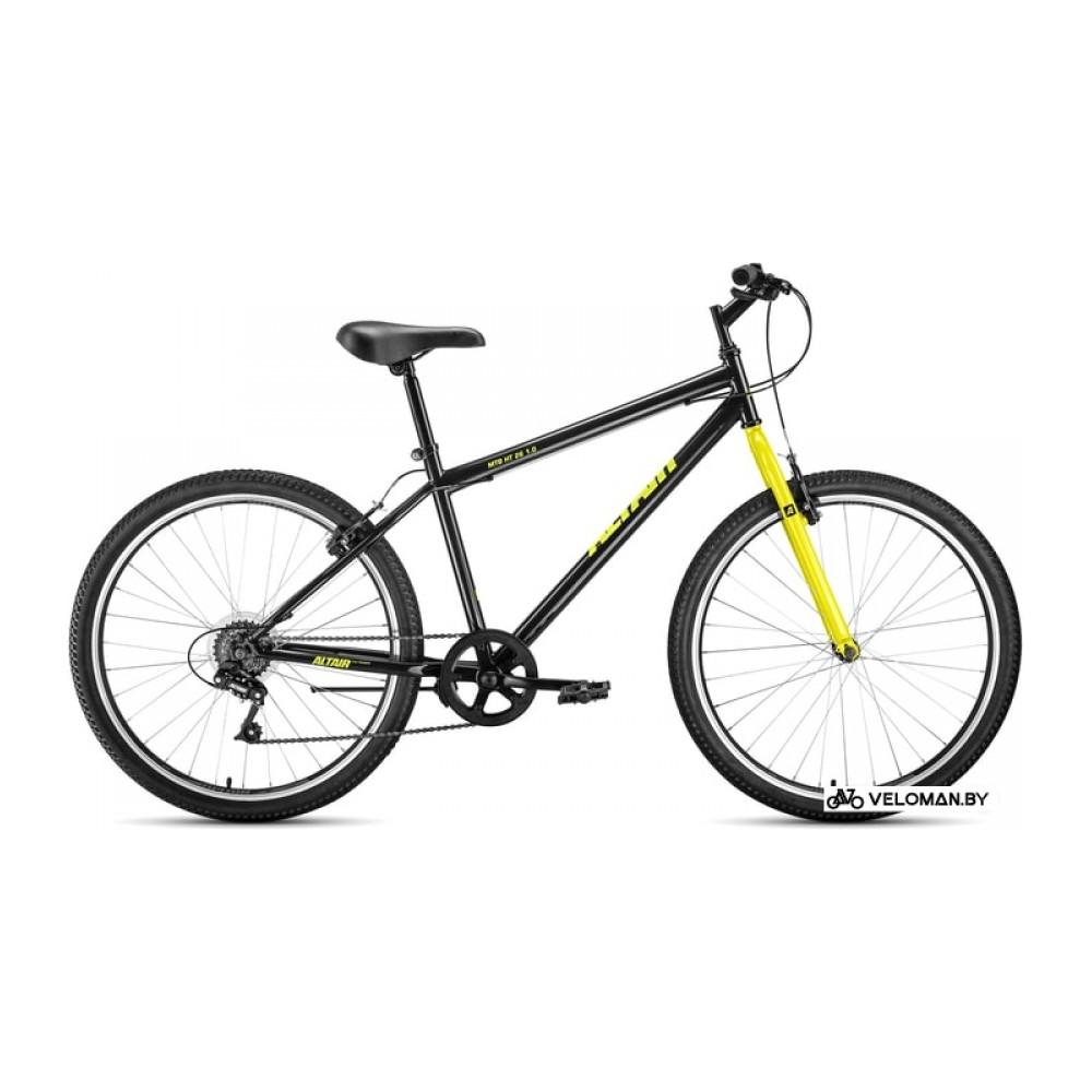 Велосипед горный Altair MTB HT 26 1.0 р.17 2020 (черный/желтый)