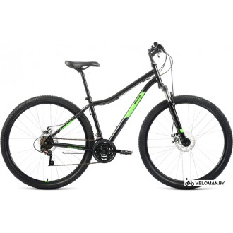 Велосипед горный Altair MTB HT 29 2.0 D р.19 2022 (черный/ярко-зеленый)
