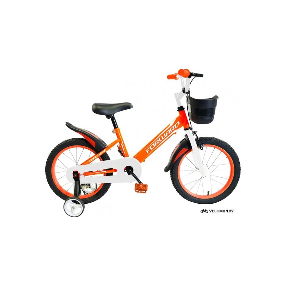 Детский велосипед Forward Nitro 18 2020 (оранжевый/белый)