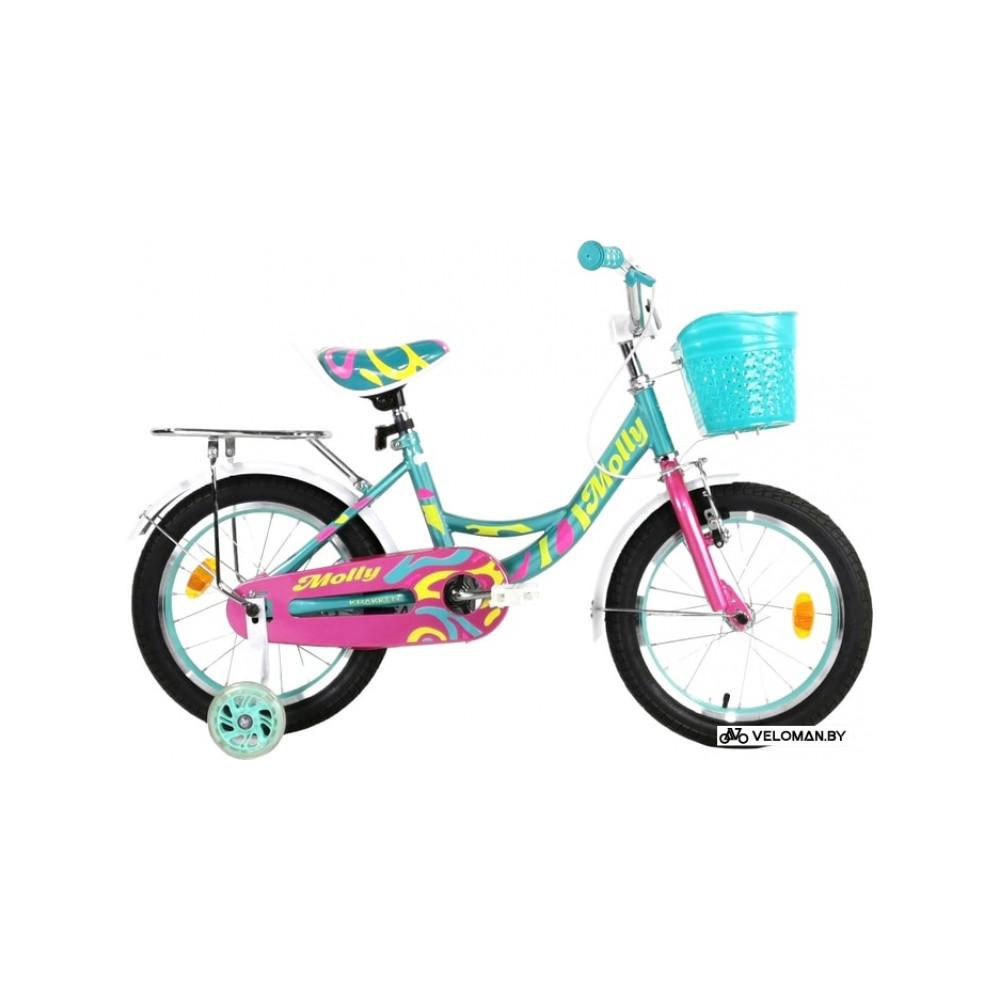 Детский велосипед Krakken Molly 16 2021 (бирюзовый)
