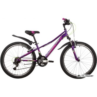 Велосипед горный Novatrack Valiant 18.V New р.12 2022 (фиолетовый)
