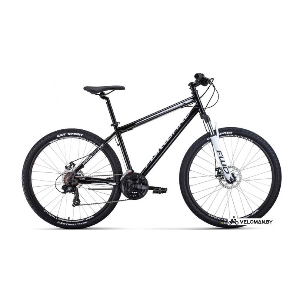 Велосипед горный Forward Sporting 27.5 2.0 disc р.17 2021 (черный/серый)
