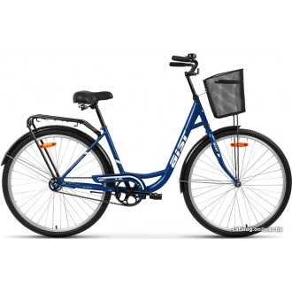 Велосипед городской AIST 28-245 с корзиной 2022 (синий)