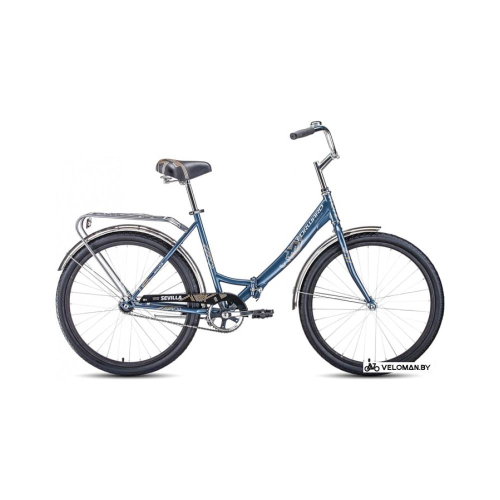 Велосипед городской Forward Sevilla 26 1.0 2020 (синий)