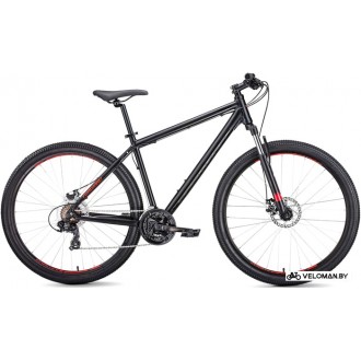 Велосипед горный Forward Apache 27.5 2.0 disc р.21 2020 (черный)
