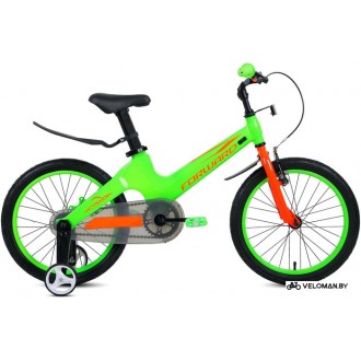 Детский велосипед Forward Cosmo 18 2021 (салатовый/оранжевый)