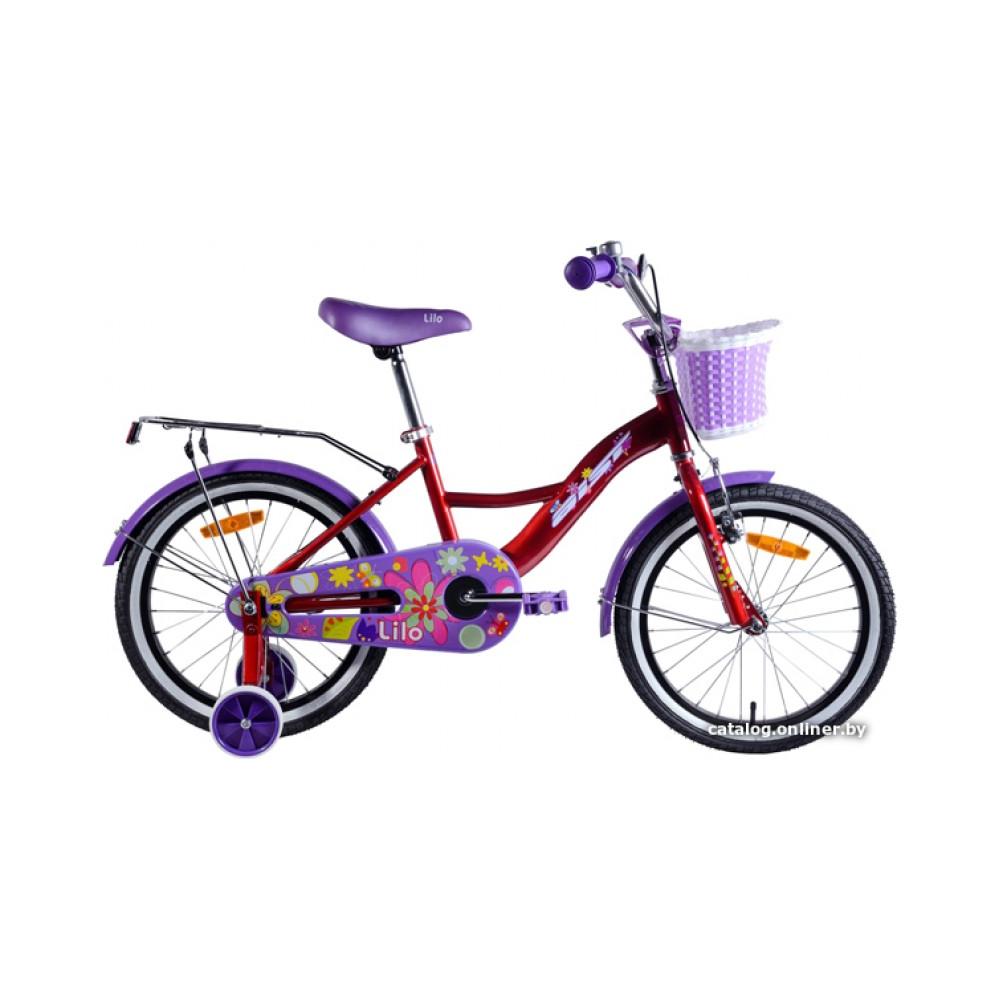Детский велосипед AIST Lilo 18 2021 (красный)
