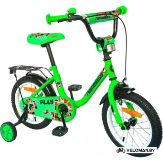 Детский велосипед Nameless Play 12 2021 (зеленый)