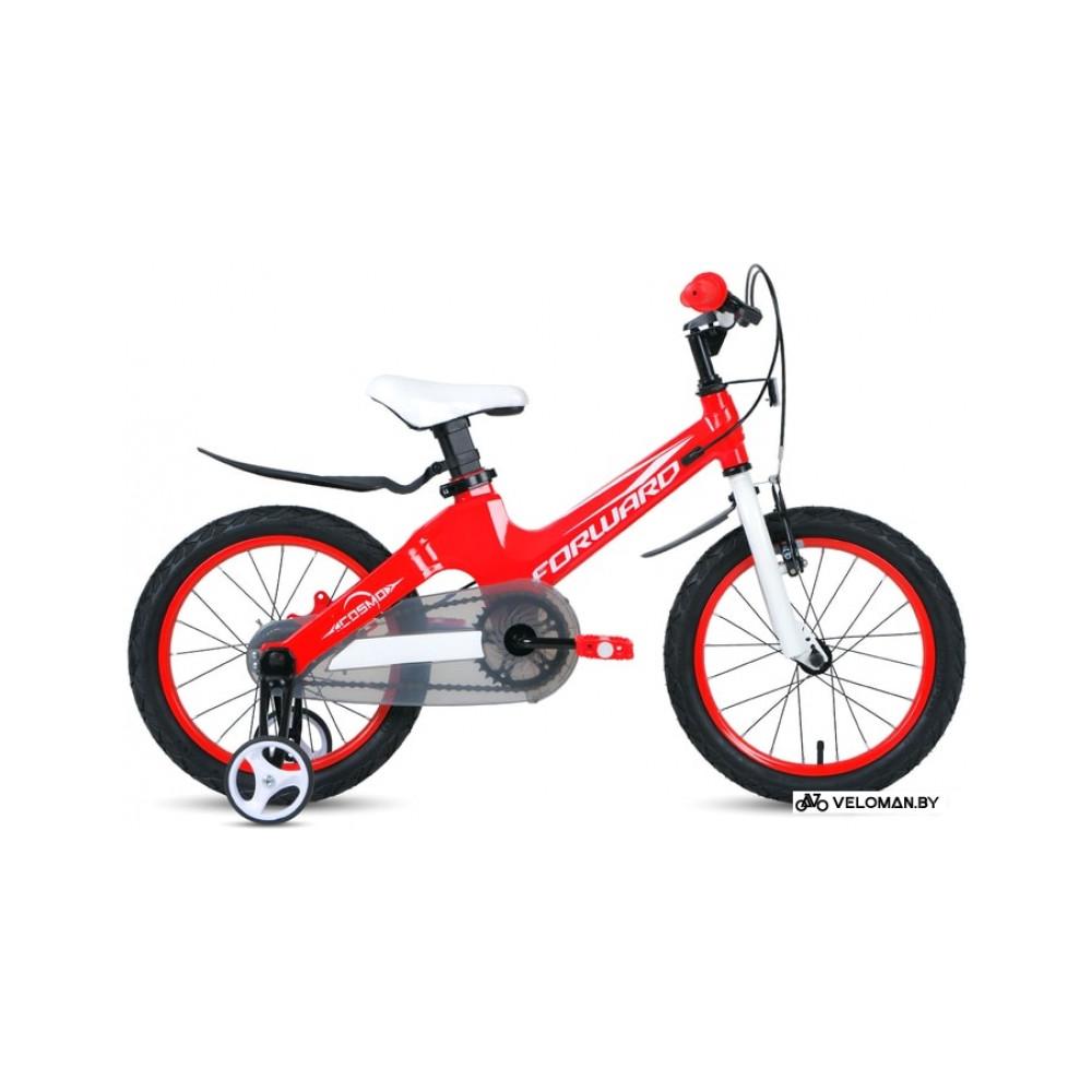 Детский велосипед Forward Cosmo 16 2.0 2020 (красный/белый)