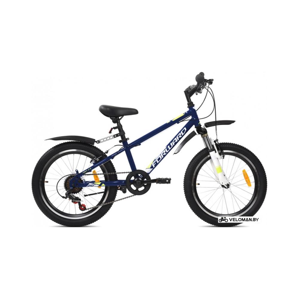 Детский велосипед Forward Unit 20 2.0 2022 (темно-синий/белый)