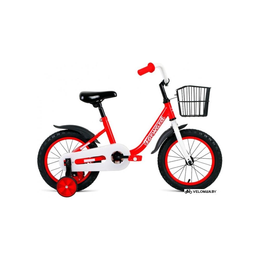 Детский велосипед Forward Barrio 14 2021 (красный/белый)