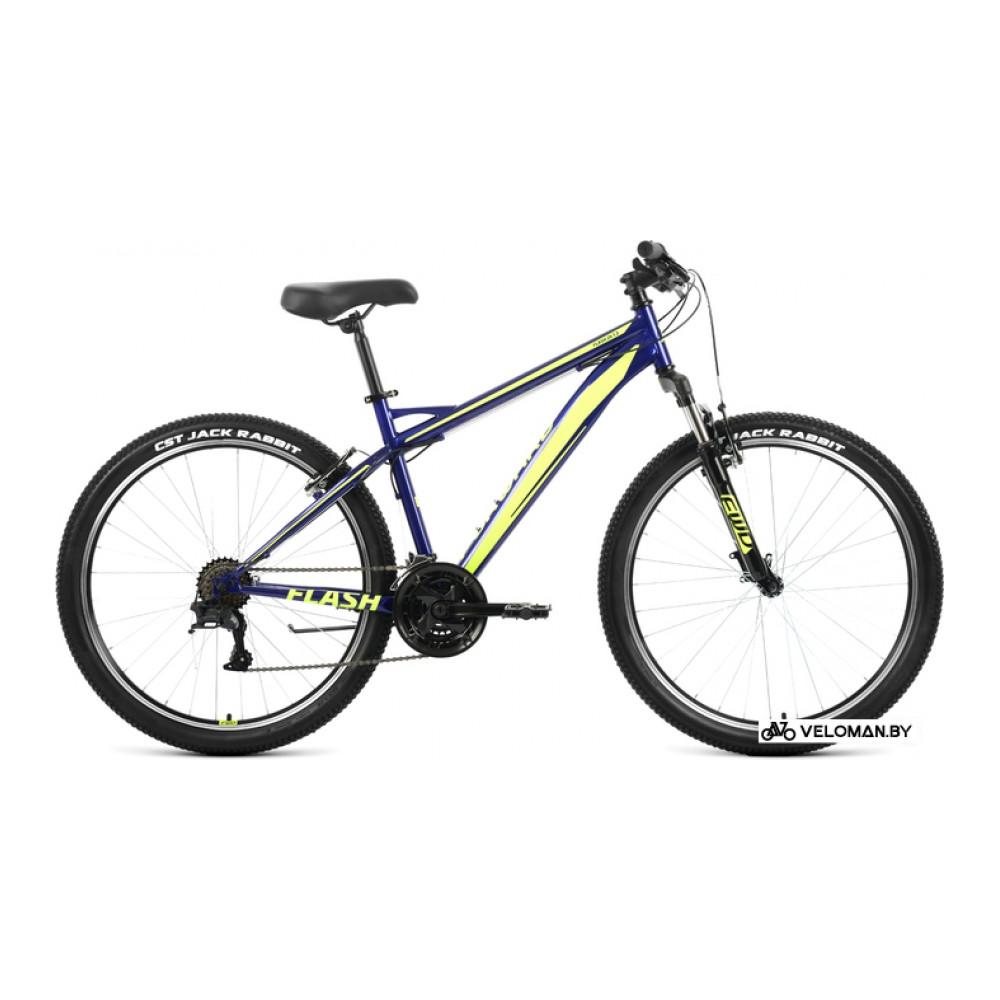 Велосипед горный Forward Flash 26 1.2 р.15 2022 (синий/ярко-зеленый)