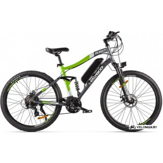 Электровелосипед горный Eltreco FS900 new (серый/зеленый)