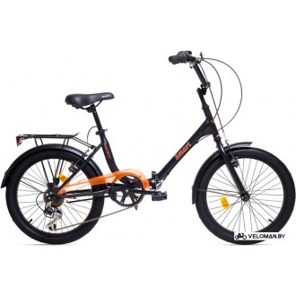 Велосипед городской AIST Smart 20 2.1 2017 (черный/оранжевый)