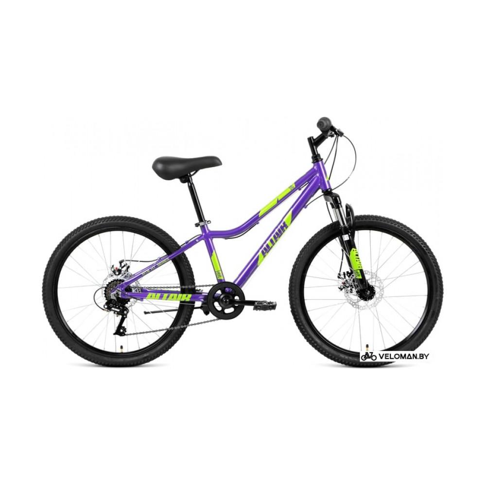 Велосипед горный Altair HT AL 24 disc (фиолетовый, 2019)
