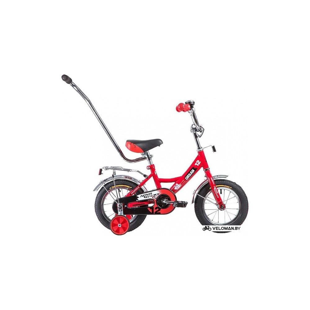 Детский велосипед Novatrack Urban 12 (красный/черный, 2019)