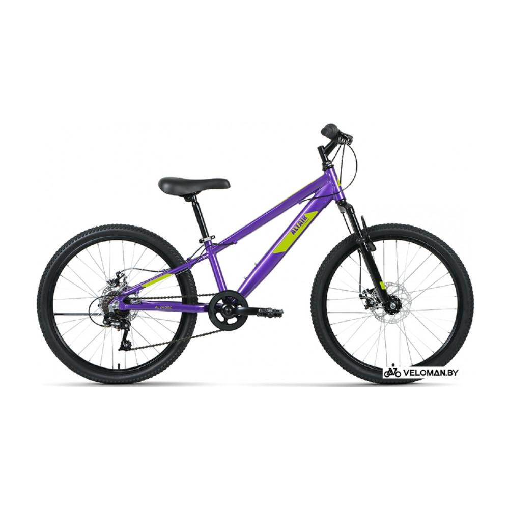 Велосипед Altair AL 24 D 2022 (фиолетовый)