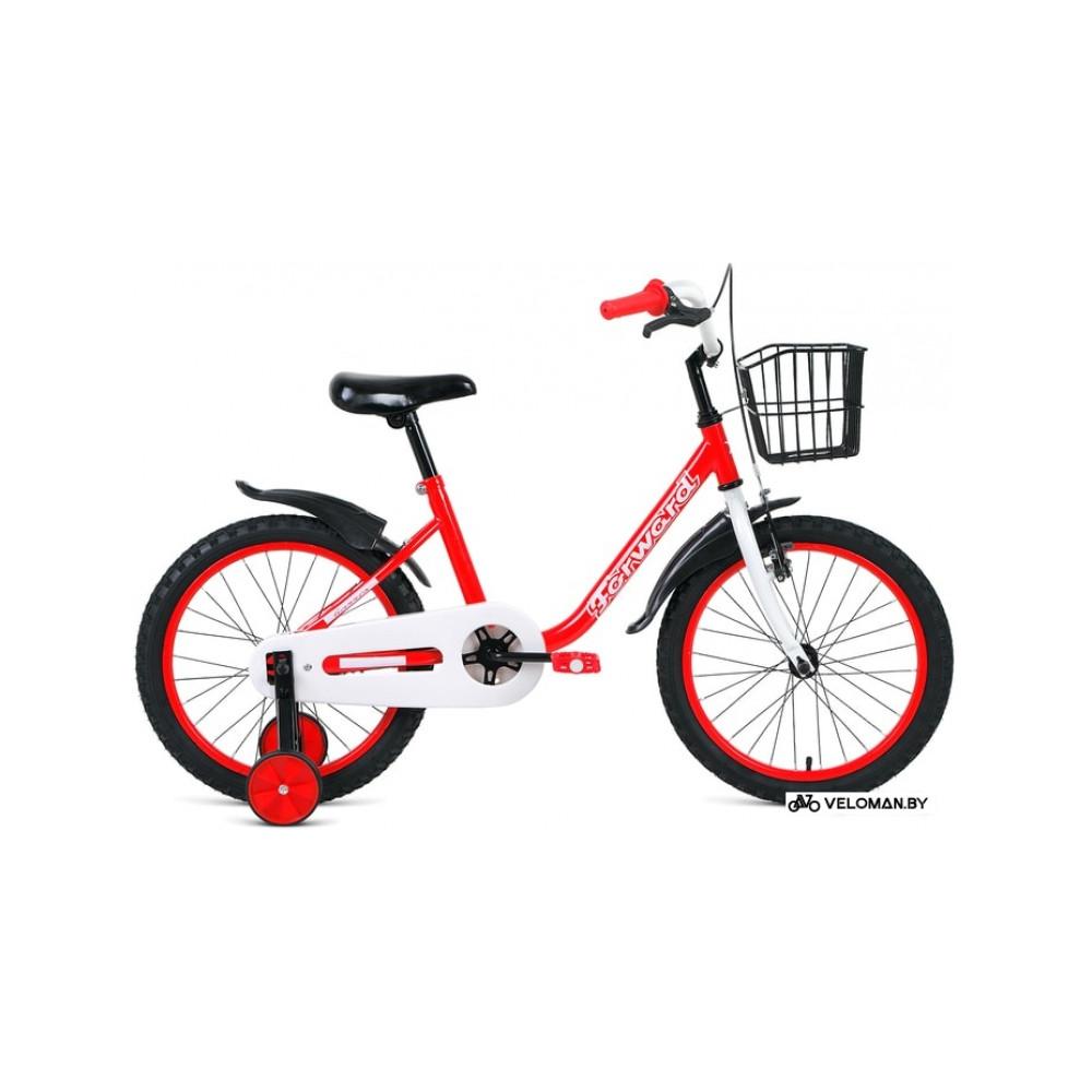 Детский велосипед Forward Barrio 18 2021 (красный/белый)