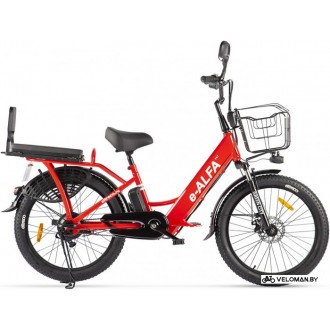 Электровелосипед городской Eltreco Green City E-Alfa Fat (красный)