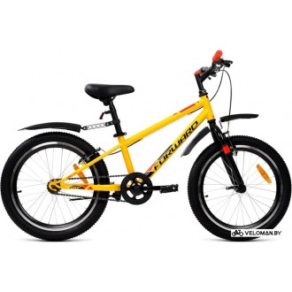 Детский велосипед Forward Unit 20 1.0 2020 (желтый)