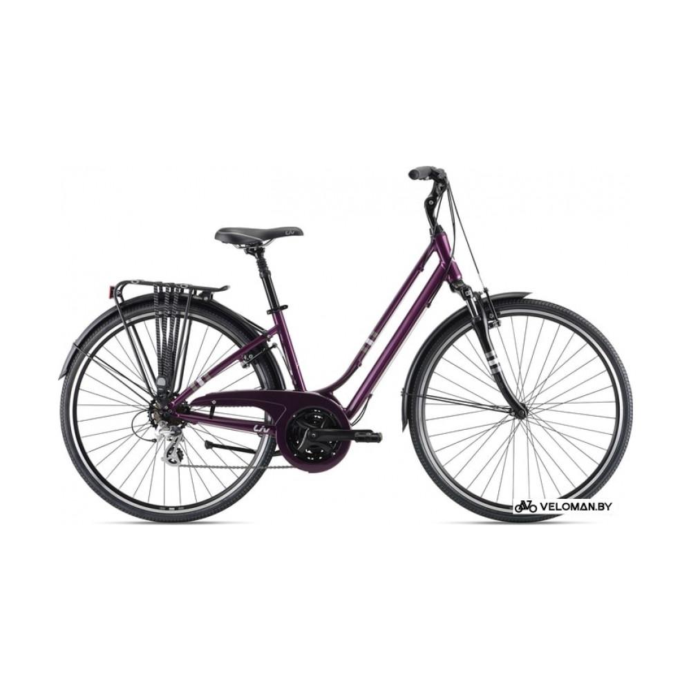 Велосипед Giant Liv Flourish FS 2 M 2021 (фиолетовый)