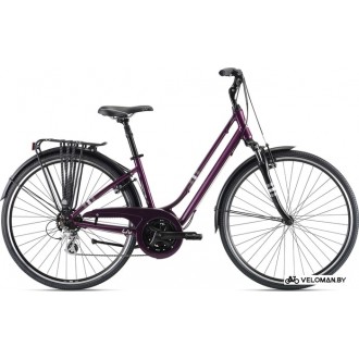 Велосипед городской Giant Liv Flourish FS 2 S 2021 (фиолетовый)