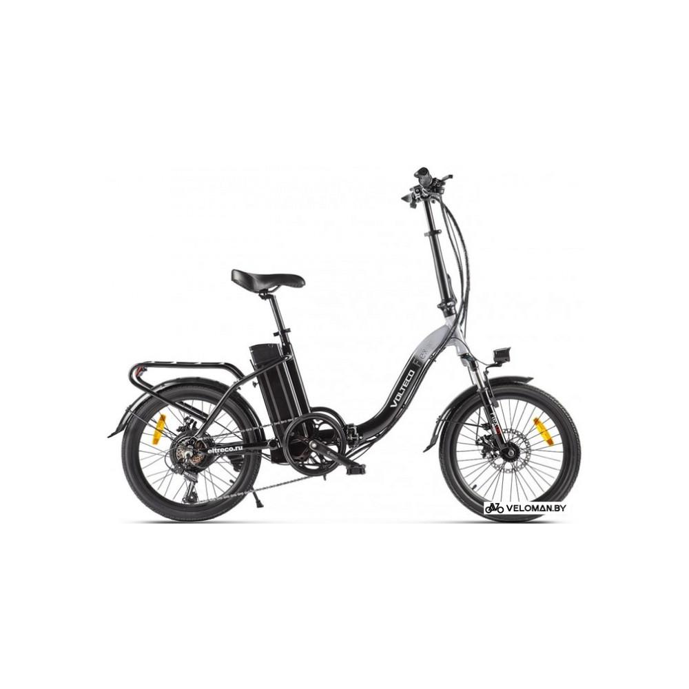Электровелосипед городской Volteco Flex Up! (черный/серый)