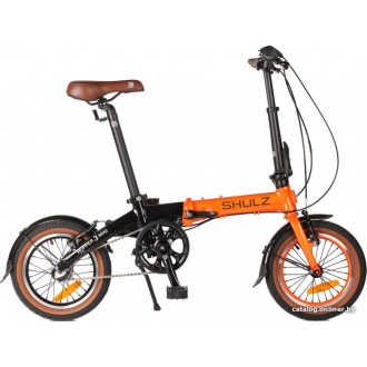 Велосипед городской Shulz Hopper Mini 2021 (черный/оранжевый)