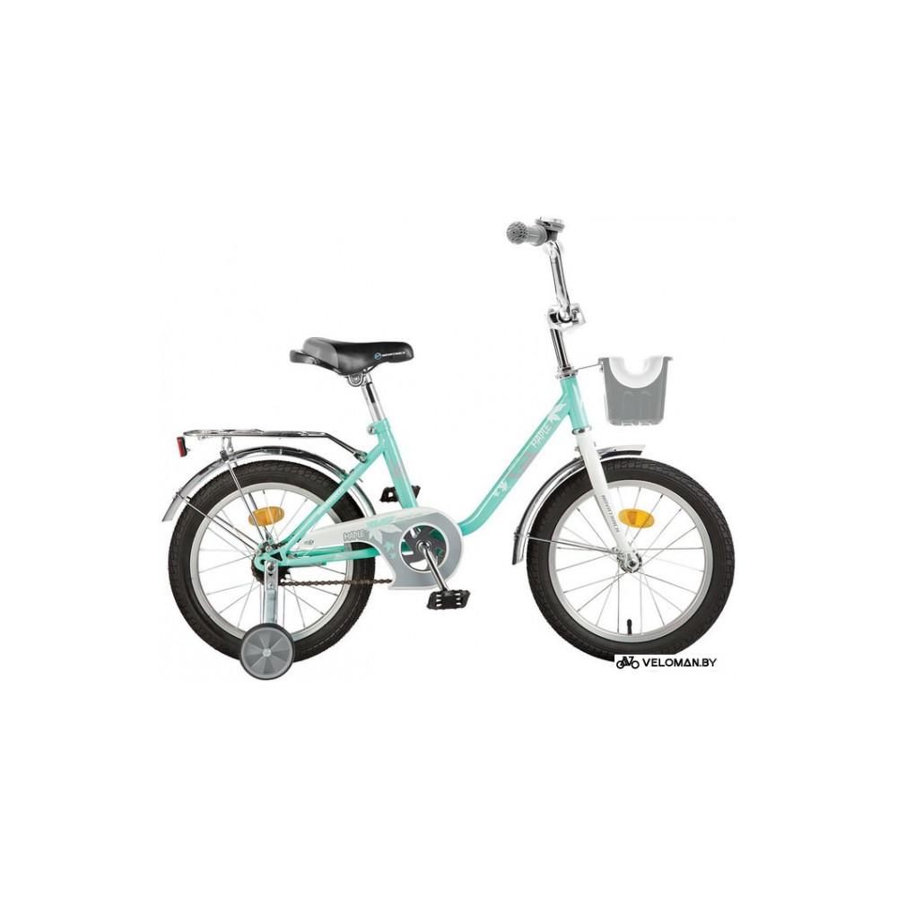 Детский велосипед Novatrack Maple 16 (зеленый)