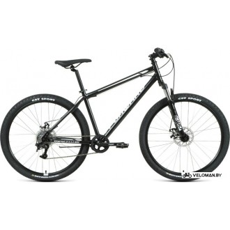 Велосипед горный Forward Sporting 27.5 2.2 disc р.17 2021 (черный/серый)
