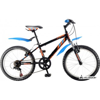 Детский велосипед Racer Turbo 20 (черный/синий)