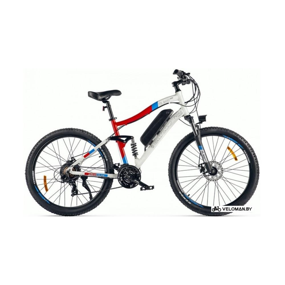 Электровелосипед горный Eltreco FS900 new (белый/красный)