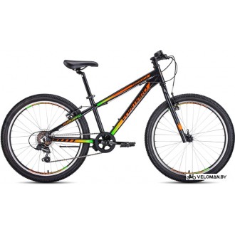 Велосипед горный Forward Twister 24 1.0 2020 (черный)