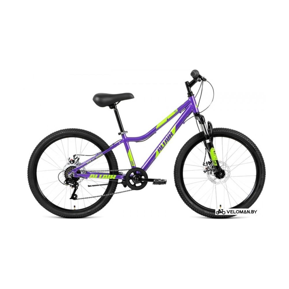 Велосипед Altair AL 24 D 2020 (фиолетовый)