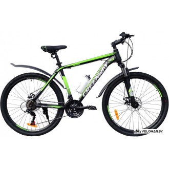 Велосипед горный Greenway 26M031 р.19 2021 (черный/зеленый)