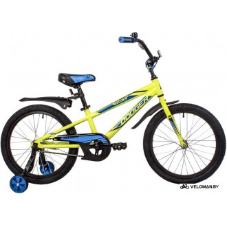 Детский велосипед Novatrack Dodger 20 2022 205ADODGER.GN22 (зеленый)