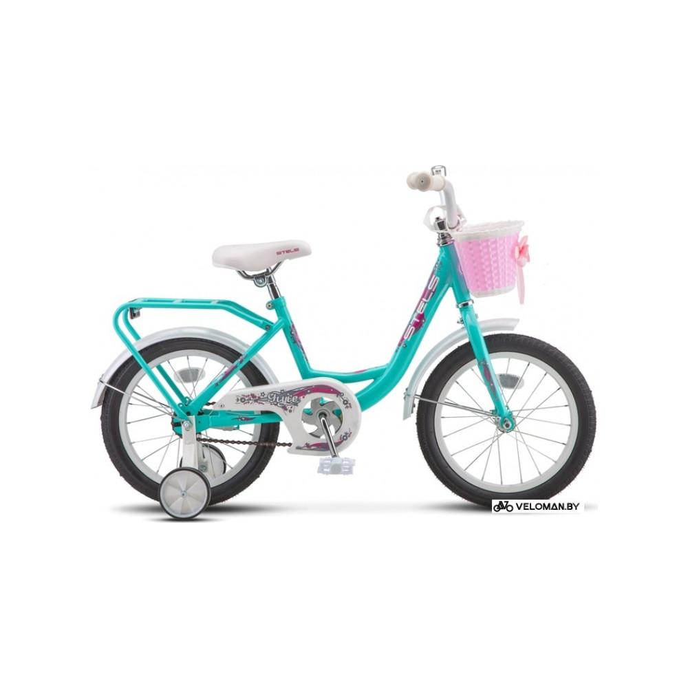 Детский велосипед Stels Flyte Lady 16 Z011 2021 (бирюзовый)