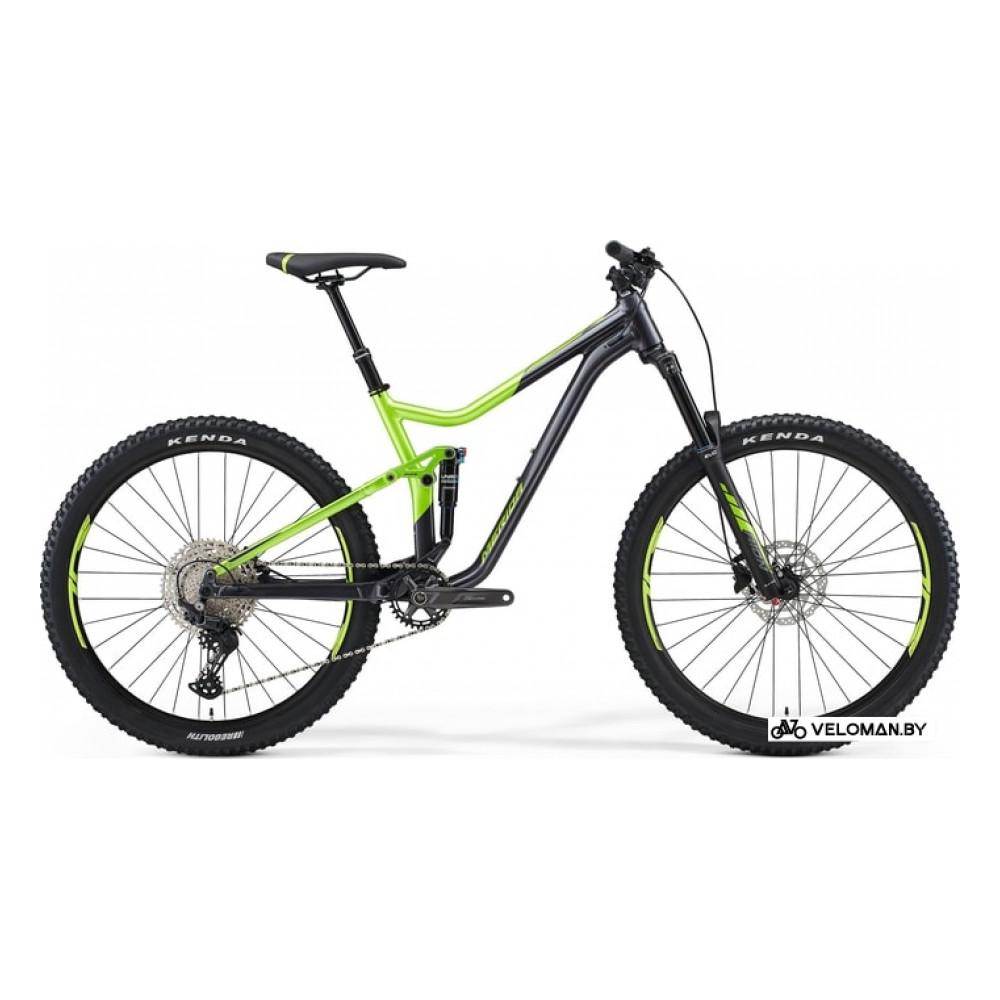 Велосипед горный Merida One-Forty 400 L 2021 (зеленый/антрацит)
