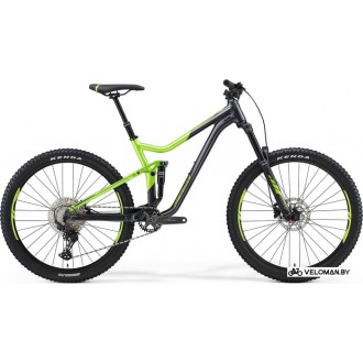 Велосипед горный Merida One-Forty 400 L 2021 (зеленый/антрацит)
