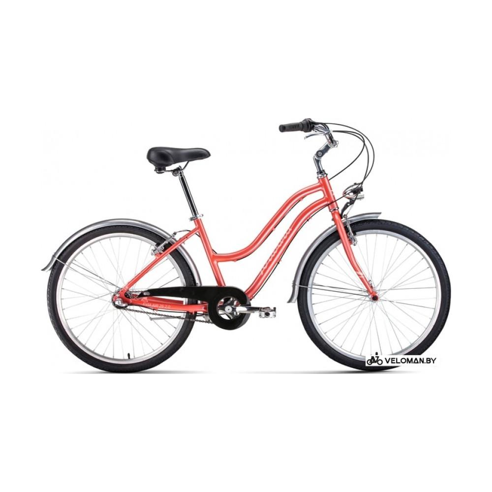 Велосипед городской Forward Evia Air 26 2.0 2020 (красный)